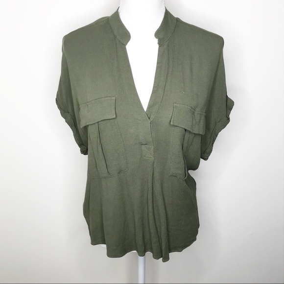 Anthropologie Tops - ANTHROPOLGIE Maeve Short Sleeve Blouse NWOT